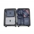 E2019 - Kono 8 sztuk Poliester Zestaw organizatora bagażu podróżnego - Ciemnoniebieski